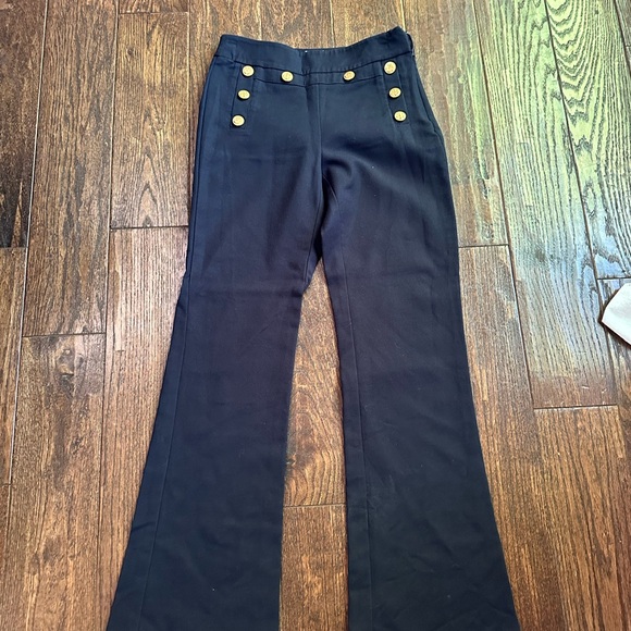 CAbi Navy Blazer and Pants with Gold Accents - Picture 2 of 3